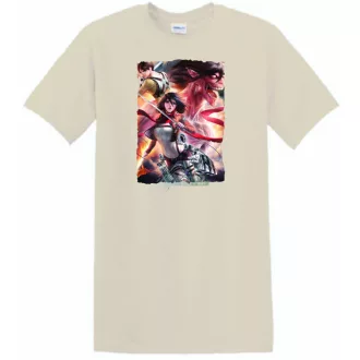 Anime fan Attack On Titan /C - férfi rövid ujjú póló