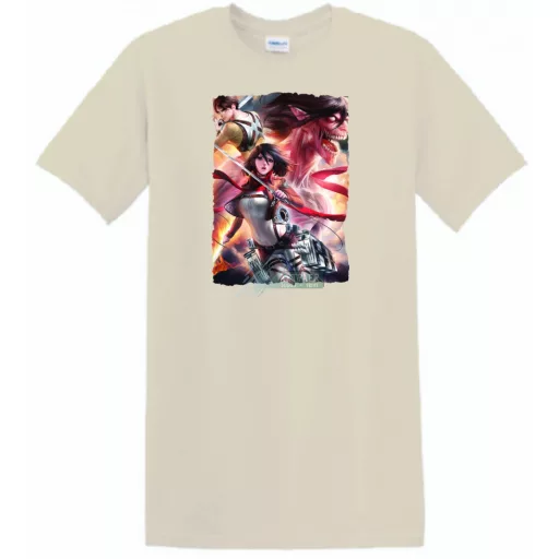 Anime fan Attack On Titan /C - férfi rövid ujjú póló