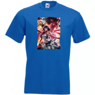 Anime fan Attack On Titan /C - férfi rövid ujjú póló