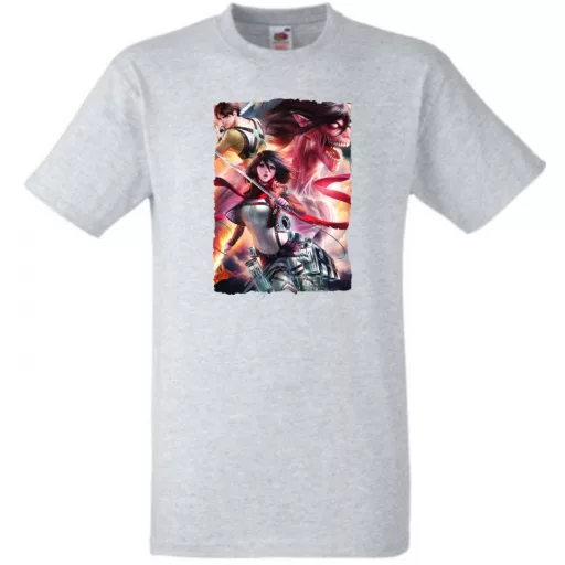 Anime fan Attack On Titan /C - férfi rövid ujjú póló