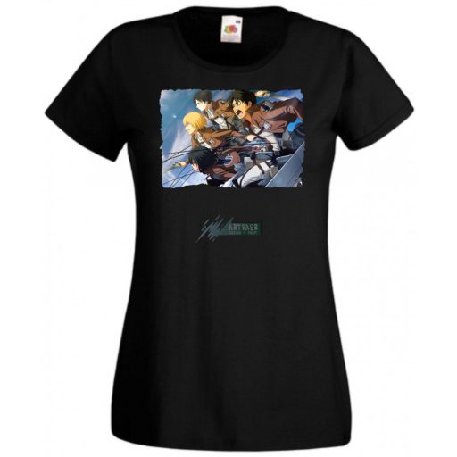 Anime fan Attack On Titan /D - női rövid ujjú póló