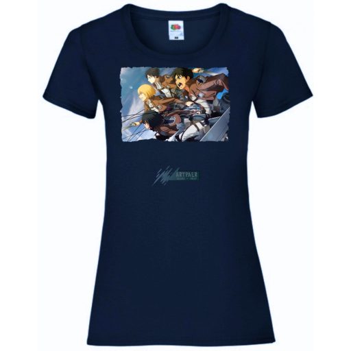 Anime fan Attack On Titan /D - női rövid ujjú póló