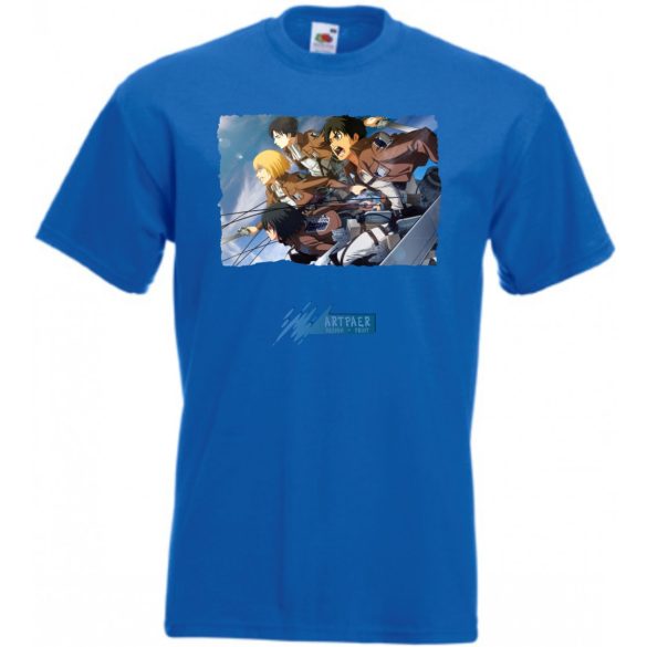 Anime fan Attack On Titan /D - férfi rövid ujjú póló