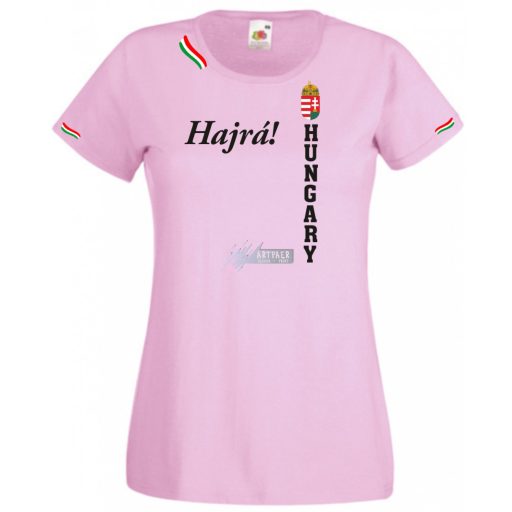 Hajrá Magyarok -A szurkolói női rövid ujjú póló