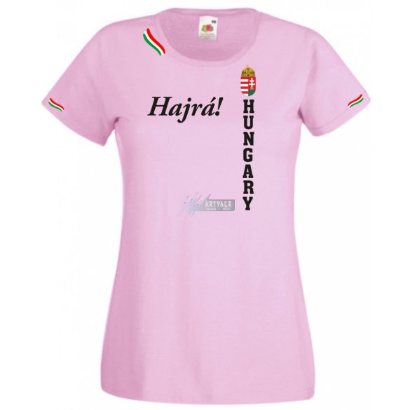 Hajrá Magyarok -A szurkolói női rövid ujjú póló