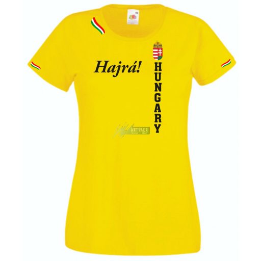 Hajrá Magyarok -A szurkolói női rövid ujjú póló