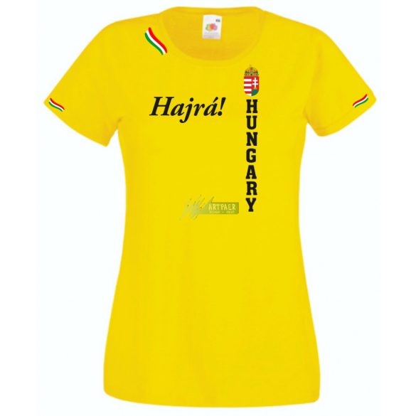 Hajrá Magyarok -A szurkolói női rövid ujjú póló