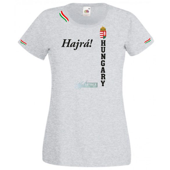 Hajrá Magyarok -A szurkolói női rövid ujjú póló