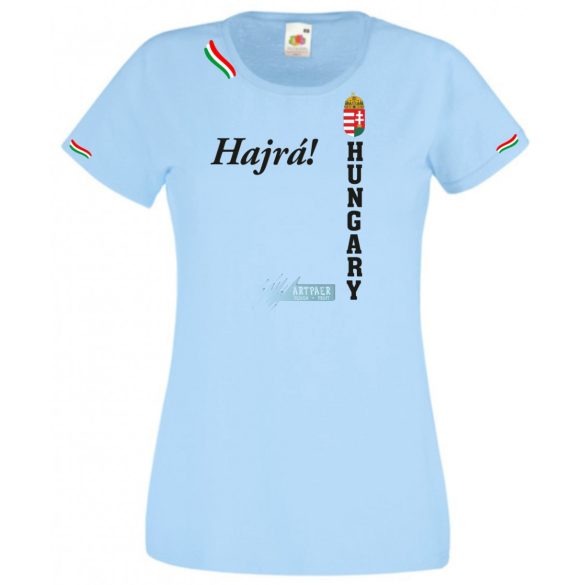Hajrá Magyarok -A szurkolói női rövid ujjú póló