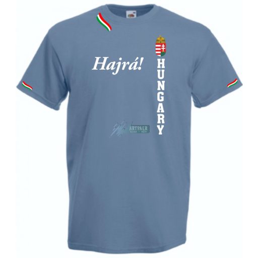 Hajrá Magyarok -A szurkolói férfi rövid ujjú póló