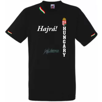 Hajrá Magyarok -A szurkolói férfi rövid ujjú póló