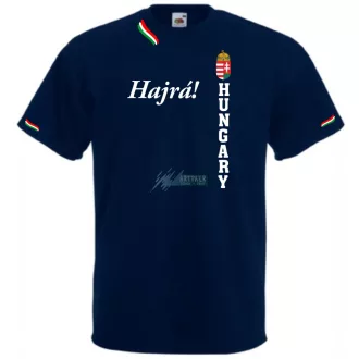 Hajrá Magyarok -A szurkolói férfi rövid ujjú póló