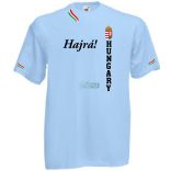 Hajrá Magyarok -A szurkolói férfi rövid ujjú póló