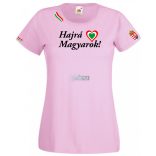 Hajrá Magyarok -B szurkolói női rövid ujjú póló