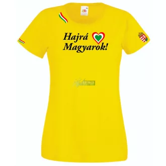 Hajrá Magyarok -B szurkolói női rövid ujjú póló