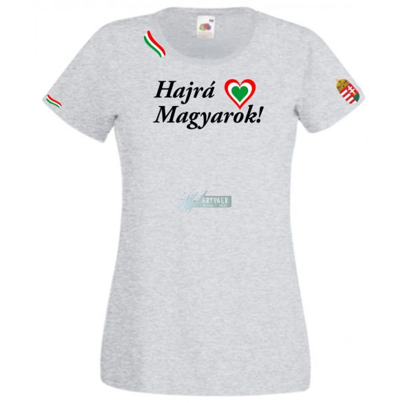 Hajrá Magyarok -B szurkolói női rövid ujjú póló