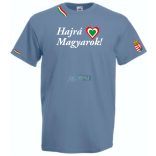 Hajrá Magyarok -B szurkolói férfi rövid ujjú póló