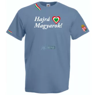 Hajrá Magyarok -B szurkolói férfi rövid ujjú póló