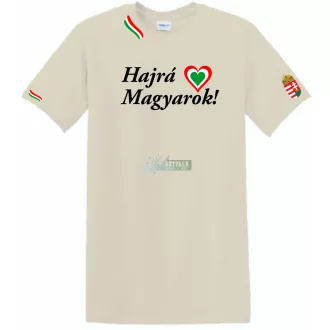 Hajrá Magyarok -B szurkolói férfi rövid ujjú póló
