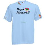 Hajrá Magyarok -B szurkolói férfi rövid ujjú póló