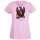 SAS Amerikai zászlóval női rövid ujjú póló