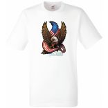 SAS Amerikai zászlóval férfi rövid ujjú póló