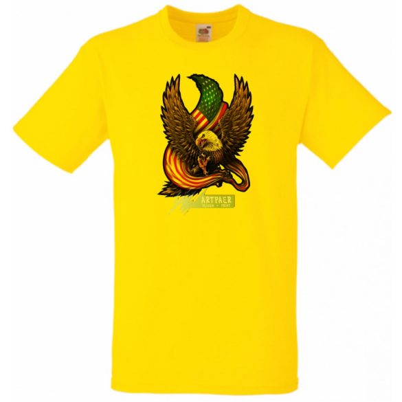 SAS Amerikai zászlóval férfi rövid ujjú póló