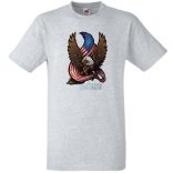 SAS Amerikai zászlóval férfi rövid ujjú póló