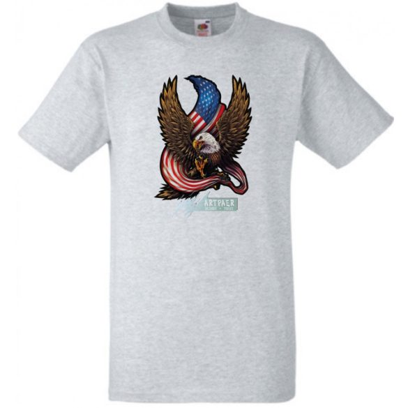 SAS Amerikai zászlóval férfi rövid ujjú póló