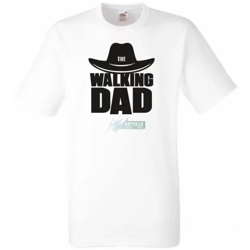 Walking Dad kalapos férfi rövid ujjú póló