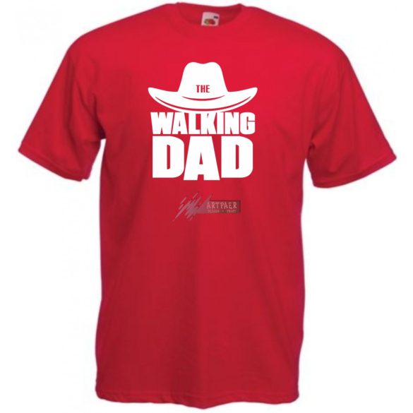 Walking Dad kalapos férfi rövid ujjú póló