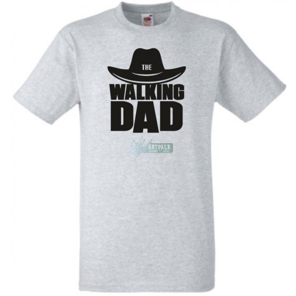 Walking Dad kalapos férfi rövid ujjú póló