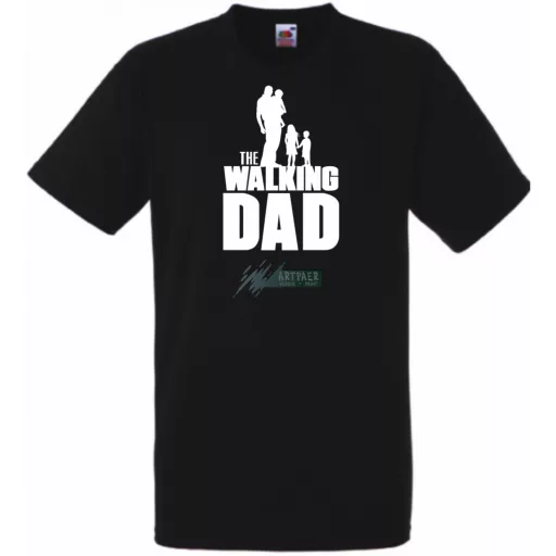 Walking Dad - Sétáló család férfi rövid ujjú póló