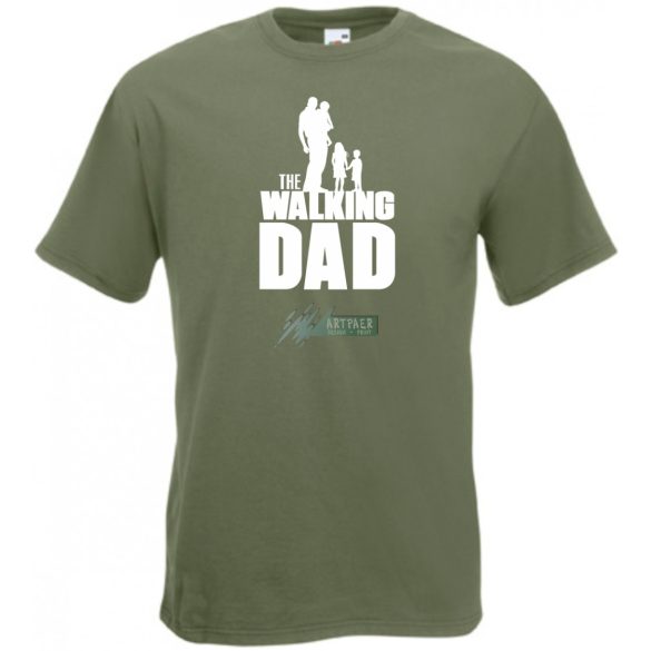 Walking Dad - Sétáló család férfi rövid ujjú póló
