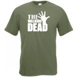 Kitárt kéz - Walking Dead stílus férfi rövid ujjú póló