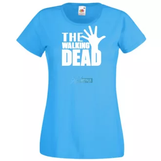 Kitárt kéz- Walking Dead stílus női rövid ujjú póló