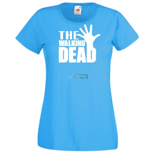 Kitárt kéz- Walking Dead stílus női rövid ujjú póló