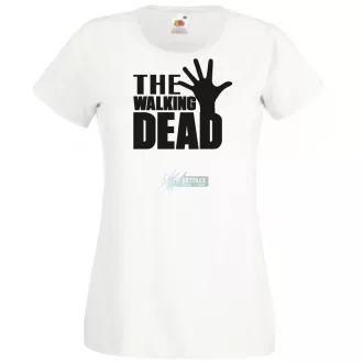 Kitárt kéz- Walking Dead stílus női rövid ujjú póló