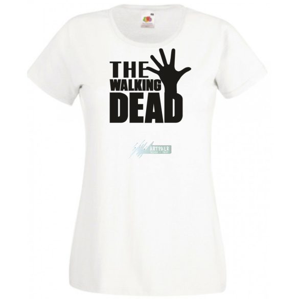 Kitárt kéz- Walking Dead stílus női rövid ujjú póló