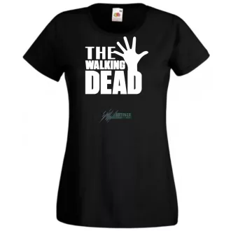 Kitárt kéz- Walking Dead stílus női rövid ujjú póló