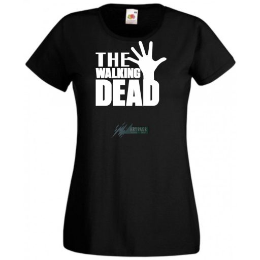Kitárt kéz- Walking Dead stílus női rövid ujjú póló