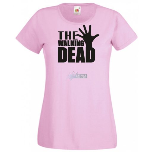 Kitárt kéz- Walking Dead stílus női rövid ujjú póló