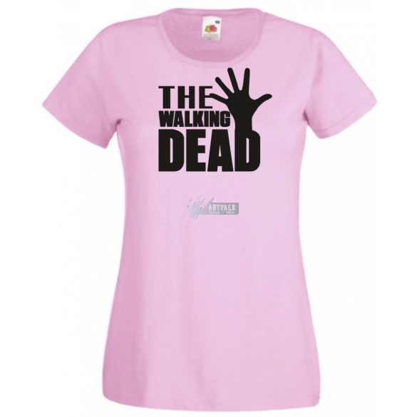 Kitárt kéz- Walking Dead stílus női rövid ujjú póló