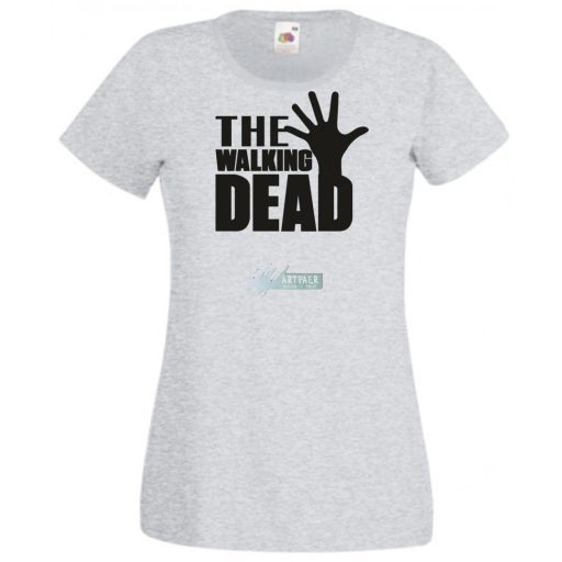 Kitárt kéz- Walking Dead stílus női rövid ujjú póló