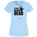 Kitárt kéz- Walking Dead stílus női rövid ujjú póló