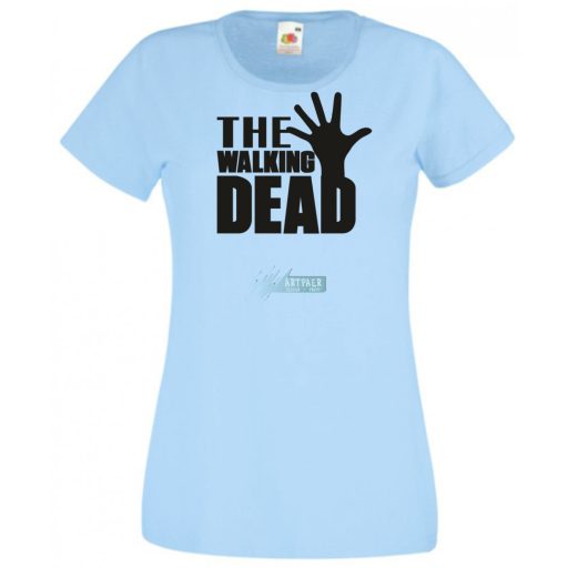 Kitárt kéz- Walking Dead stílus női rövid ujjú póló