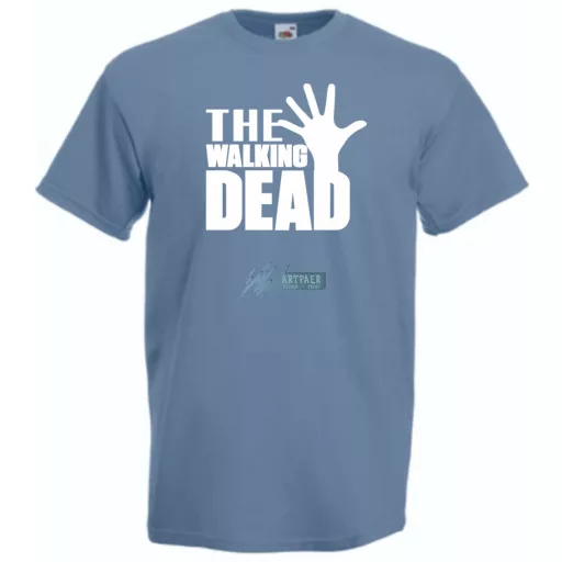 Kitárt kéz - Walking Dead stílus férfi rövid ujjú póló