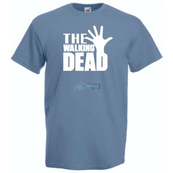 Kitárt kéz - Walking Dead stílus férfi rövid ujjú póló