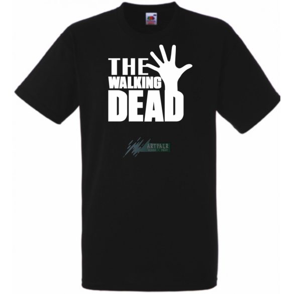 Kitárt kéz - Walking Dead stílus férfi rövid ujjú póló
