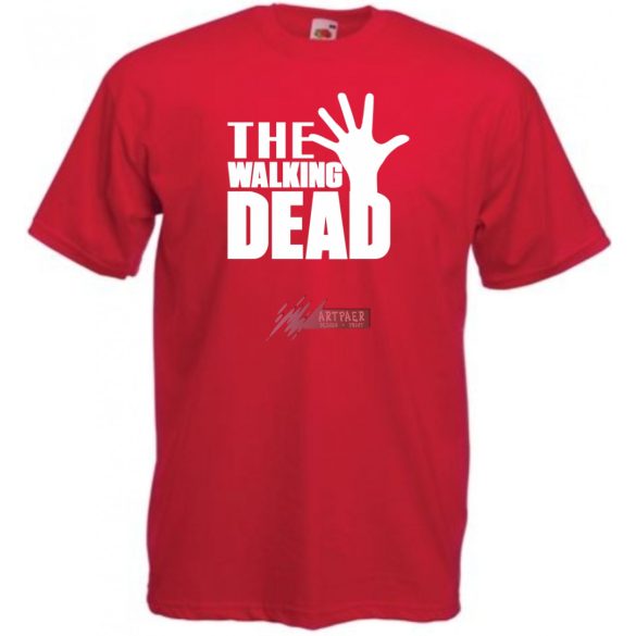 Kitárt kéz - Walking Dead stílus férfi rövid ujjú póló